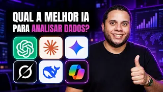 Qual IA usar para analisar dados? Comparei ChatGPT x Claude x Gemini x Grok x Deepseek x Copilot