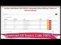 Vanilla DataTables PHP CRUD Datatable Inline Editing Delete or Remove Mysql Code Hunter