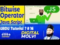 JavaScript Tutorial for Beginners Learn JavaScript in Urdu Hindi Bitwise Operators in JS 16