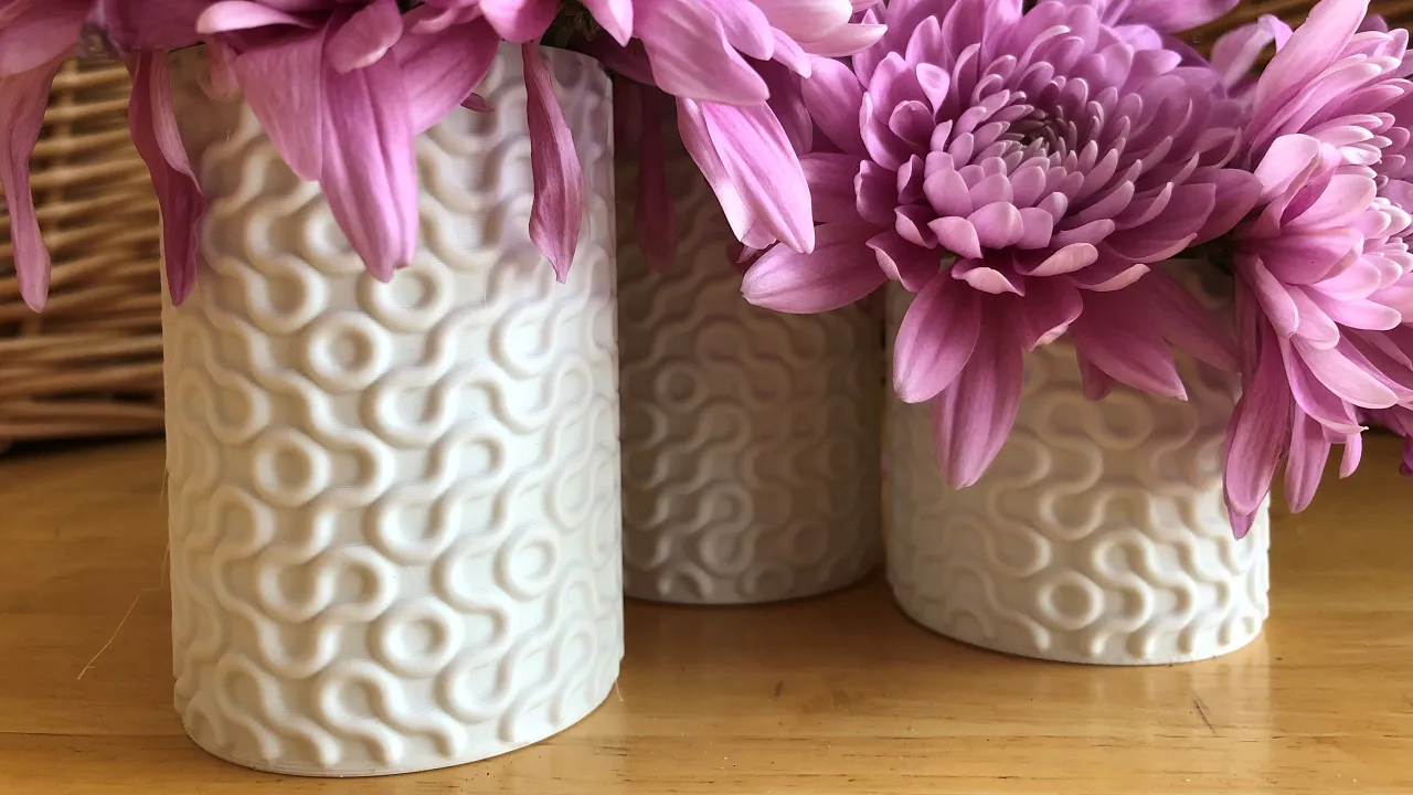Spiralized Truchet Vases