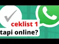 Download Lagu Cara Whatsapp Ceklis 1 Tapi Online tanpa aplikasi tambahan di android (dan mungkin iphone juga)