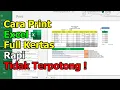Download Lagu Cara Mudah Print Excel Rapi Tanpa Terpotong Full kertas A4 dan F4