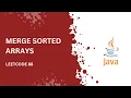 Leetcode 88 Merge Sorted Arrays