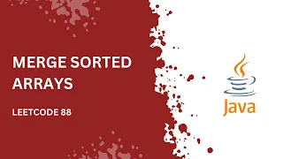 Leetcode 88 Merge Sorted Arrays