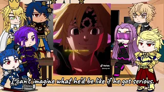Fate Stay Night React To Meliodas As New Servant Seven Deadly Sins Gacha Life 