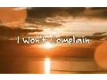 I Won t Complain-Wess Morgan