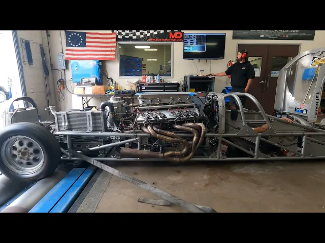 Land Speed Car With Homemade V12 Sounds Silly on the Dyno | The Drive