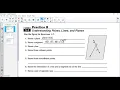 Ch1 1 Geometry Practice Workbook Answers