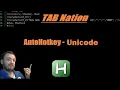 AutoHotkey - Unicode With BOM