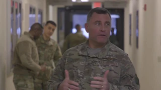 Major General Leahy Visits Goodfellow
