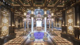마인크래프트 건축 80층 높이 대 도서관 내부를 유럽식으로 꾸미는 방법 1 Minecraft How To Build A Beautiful Library 2 