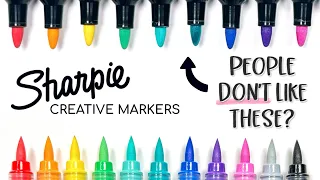 I wasn t going to try these but now I love them new Sharpie Creative Bullet Tip Markers