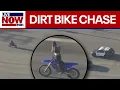 WATCH Police chase dirt bike in Los Angeles suspect stops for gas