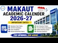 MAKAUT Academic Calendar 2026 27 Important Dates New Evaluation Technique Explained