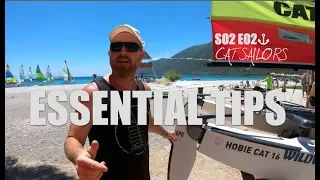 Quick tips for catamaran sailors   S02 E02   rudders and downhaul