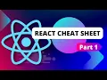 React Cheat Sheet - Part 1