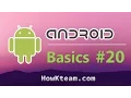Basic Android Programming Course - Lesson 20 SQLite Practice HowKteam