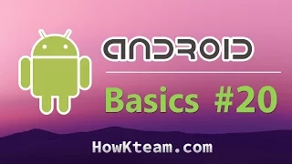 Basic Android Programming Course - Lesson 20 SQLite Practice HowKteam