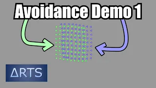 RTS Group Pathfinding Avoidance Demo 1