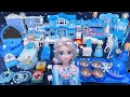 11 Minutes Satisfying with Unboxing Frozen Princess Elsa Bedroom Dress Up Playset ASMR Review Toys