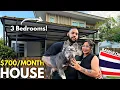 Beautiful couple move from Louisiana to Bangkok Thailand! $700/MONTH 3 Bedroom House Tour