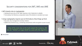 The Parts of JWT Security Nobody Talks About Philippe De Ryck Google Developer Expert