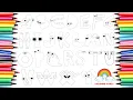 Alphabet Lore A-Z Coloring pages How to color Alphabet Lore DRAWING and COLORING