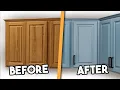 DIY Kitchen Cabinet Painting the CHEAP EASY way