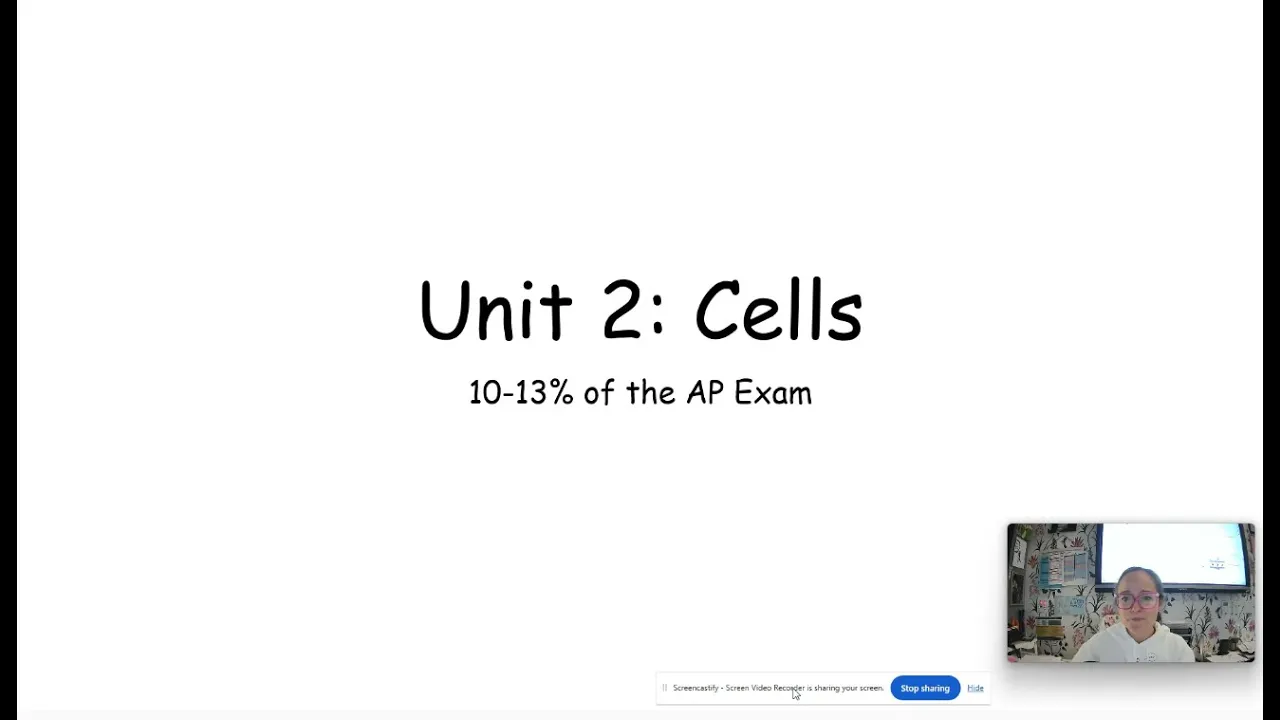 AP Biology Unit 2 Review: Cells (Updated 2025-2026)