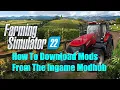 How To Download Mods From The Ingame Modhub Farming Simulator 22