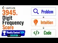 Digit Frequency Score Leetcode weekly contest 504