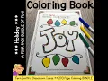 Holiday Coloring Pages Four Pack Bundle - Halloween Thanksgiving Hanukkah Christmas