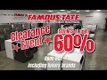 Famous Tate Clearance Event Save Up to 60 on Appliances