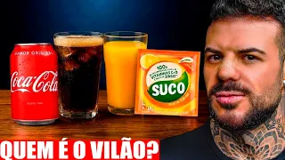 React - SUCO EM PÓ ou REFRIGERANTE: Qual Faz Mais MAL?