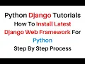 Python Django 3 0 8 Installation On Windows Using Command Prompt