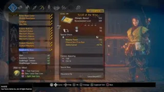 Scroll of Nioh 2 luck n mid attack ki