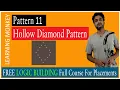 Pattern 11 Hollow Diamond Pattern Program 39 Logic Building Learning Monkey