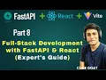 FastAPI Tutorial From Scratch Build a React Vite FastAPI E-commerce App Full Tutorial