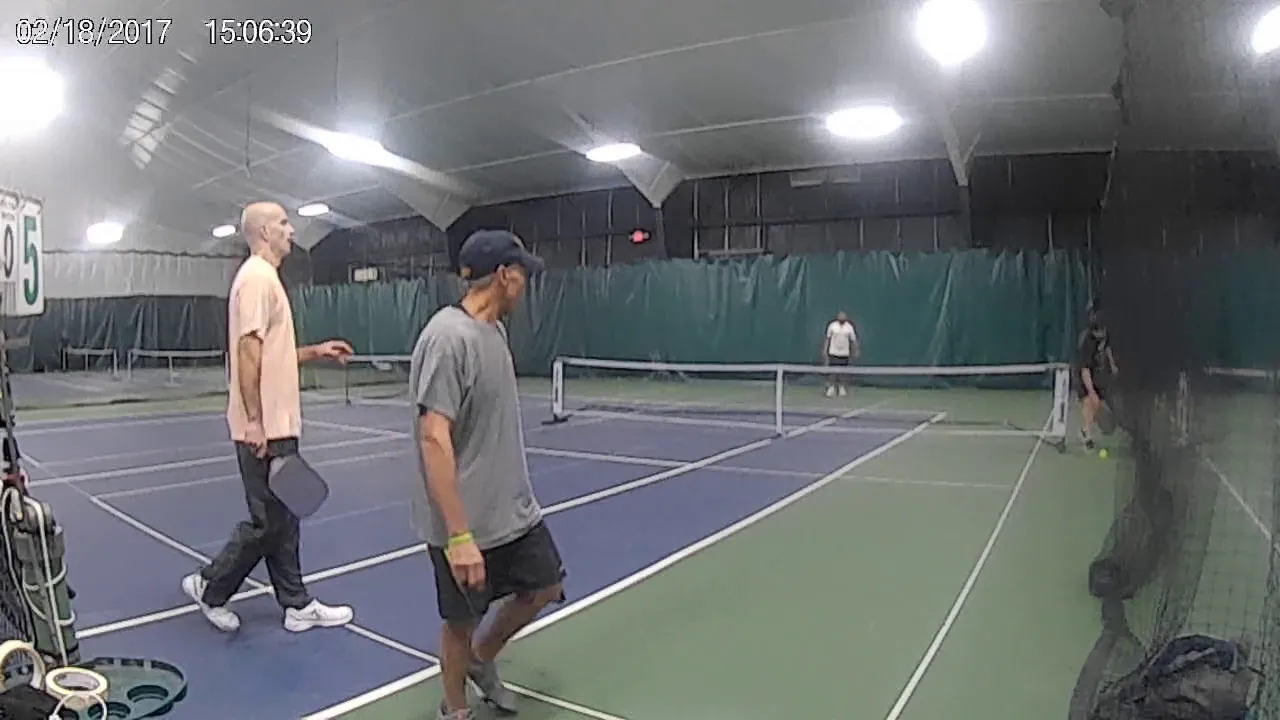 Holly Jolly Volley Pickleball Tournament--Cameron Daly/Nawab Masters vs. Jean "Rocky" Cote/Dan Daros