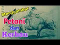 Lagu Menggambar Petani dan Kerbau