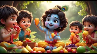 shree krishna govind hare murari peaceful krishna bhajan cute little krishna lullaby 