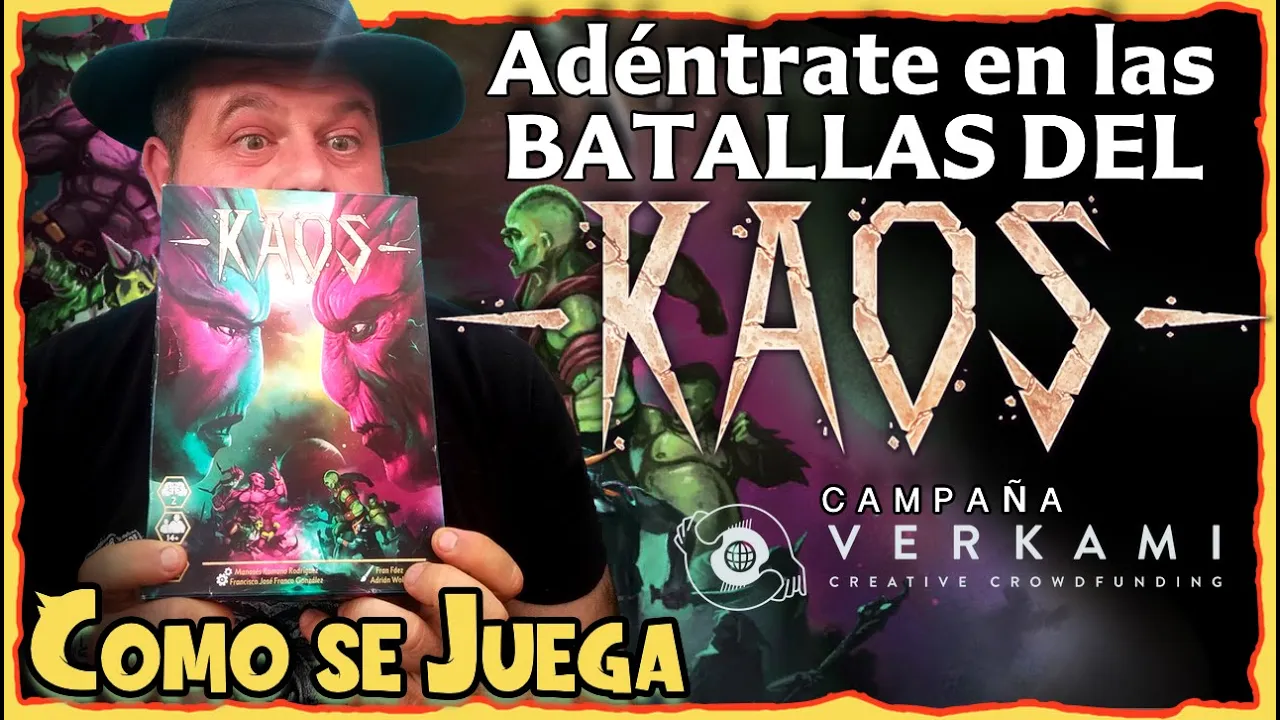KAOS - Reseña y Como se Juega - Campaña Verkami #verkami #juegosdemesa