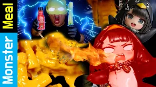 🐧🔥 Gugugaga Penguin meme & Buldak Rosé Tteokbokki Mukbang 🌶️🤤