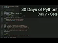 30 Days of Python - Day 7