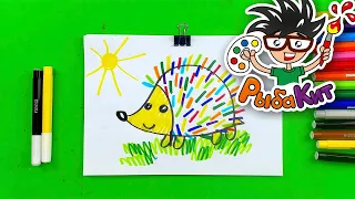 Ёжик РИСУНКИ для малыша от РыбаКит