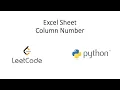Leetcode - Excel Sheet Column Number Python