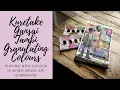 Lagu Kuretake Gansai Tambi Granulating Colours | Playing With Colour in Mixed Media Art Journaling