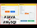 Java Project Tutorial - Connect The Login and Register and Dashboard Form With The MySQL Database