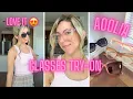 Aoolia glasses try-on haul most affordable frames sunglasses