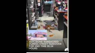 East LA and South LA AutoZone stores ransacked after weekend street Takeovers Indiscipline